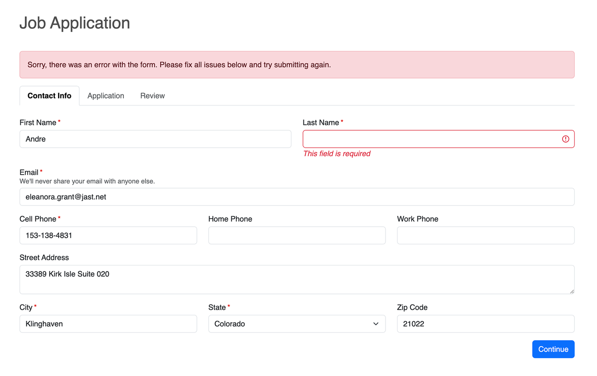 Bootstrap 5 Light Example