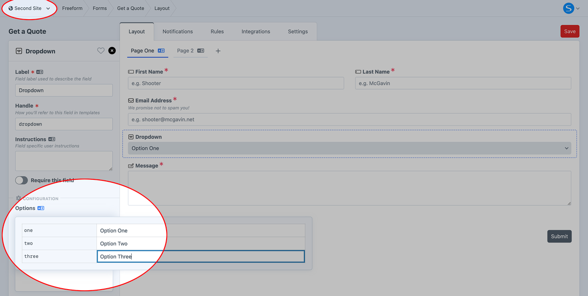 Translatable Field Options in Form Builder