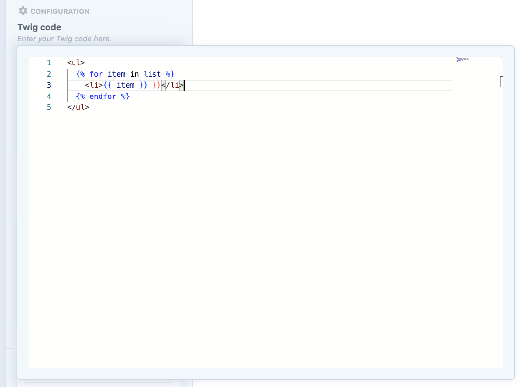 CodeEditor Property Editor Preview