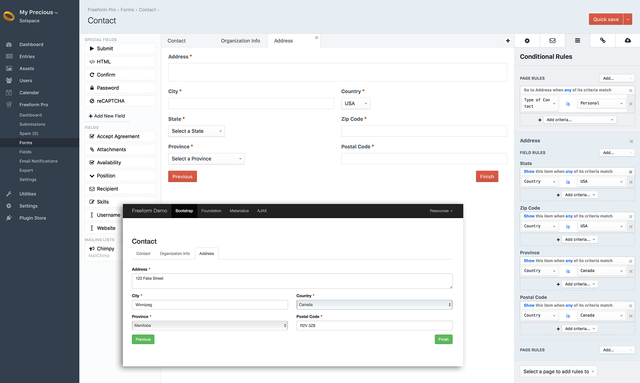 Form Builder - Conditional Rules