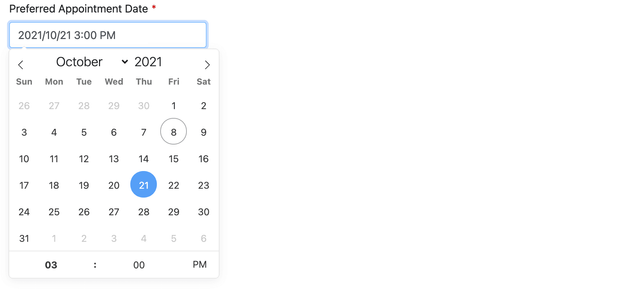 Date & Time field type