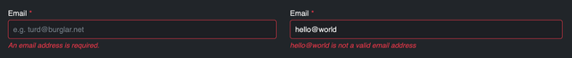 Email field type