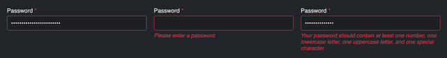 Password field type