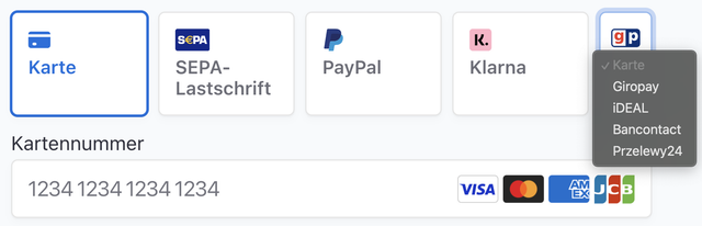 Payment Methods