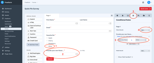 Configuration inside CP